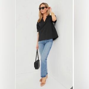 TUCKERNUCK Black Ruthie Blouse - NWT - Size M